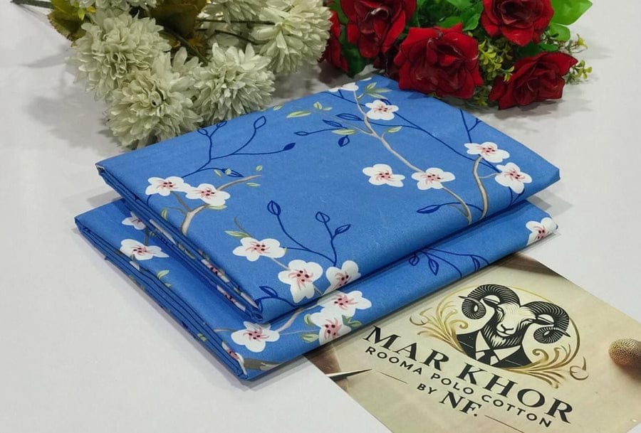 Micro Polo Cotton 2pcs Suit unstiched B-15