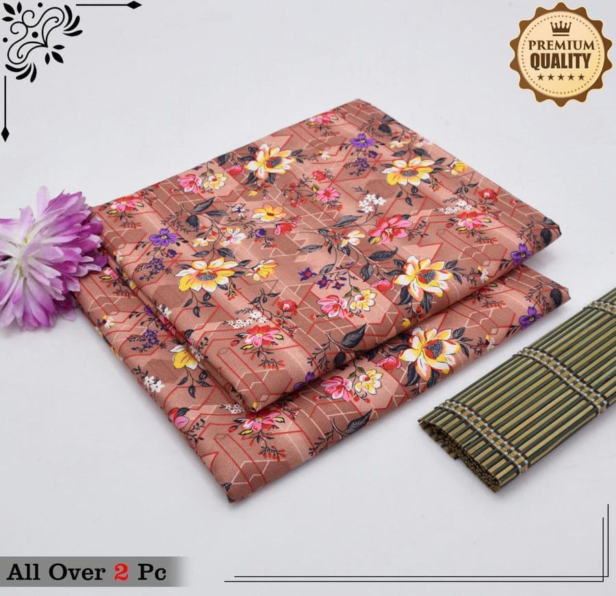 Micro Polo Cotton 2pcs Suit unstiched B-17