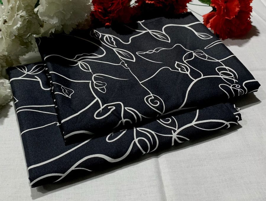 Micro Polo Cotton 2pcs Suit unstiched B-19