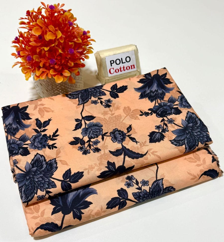 Micro Polo Cotton 2pcs Suit unstiched B-20