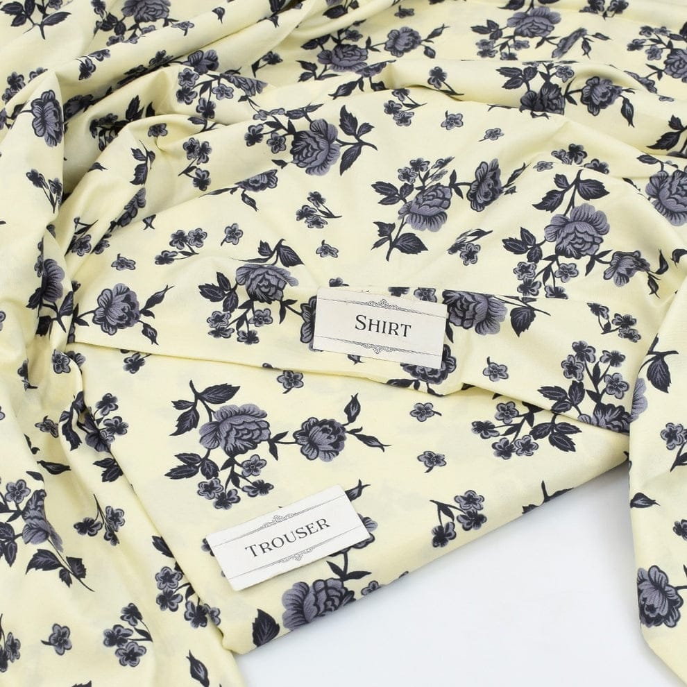 Micro Polo Cotton 2pcs Suit unstiched B-05