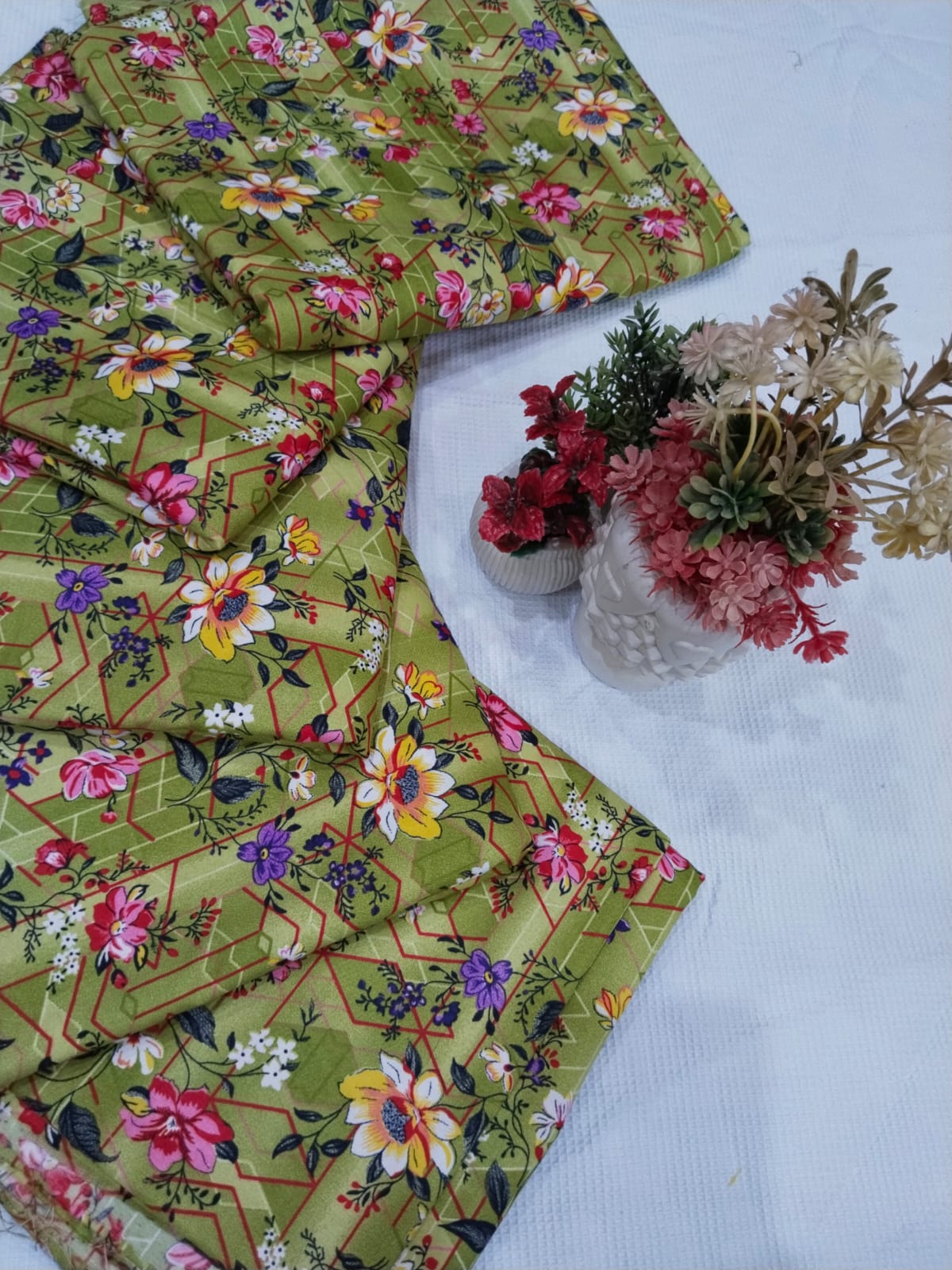 Micro Polo Cotton 2pcs Suit unstiched B-24